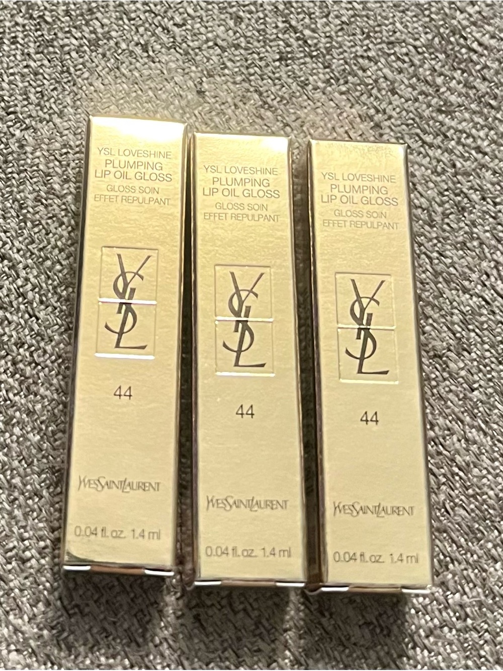 Yves Saint Laurent Loveshine Plumping Lip Oil Gloss — Gold Shimmer (44)